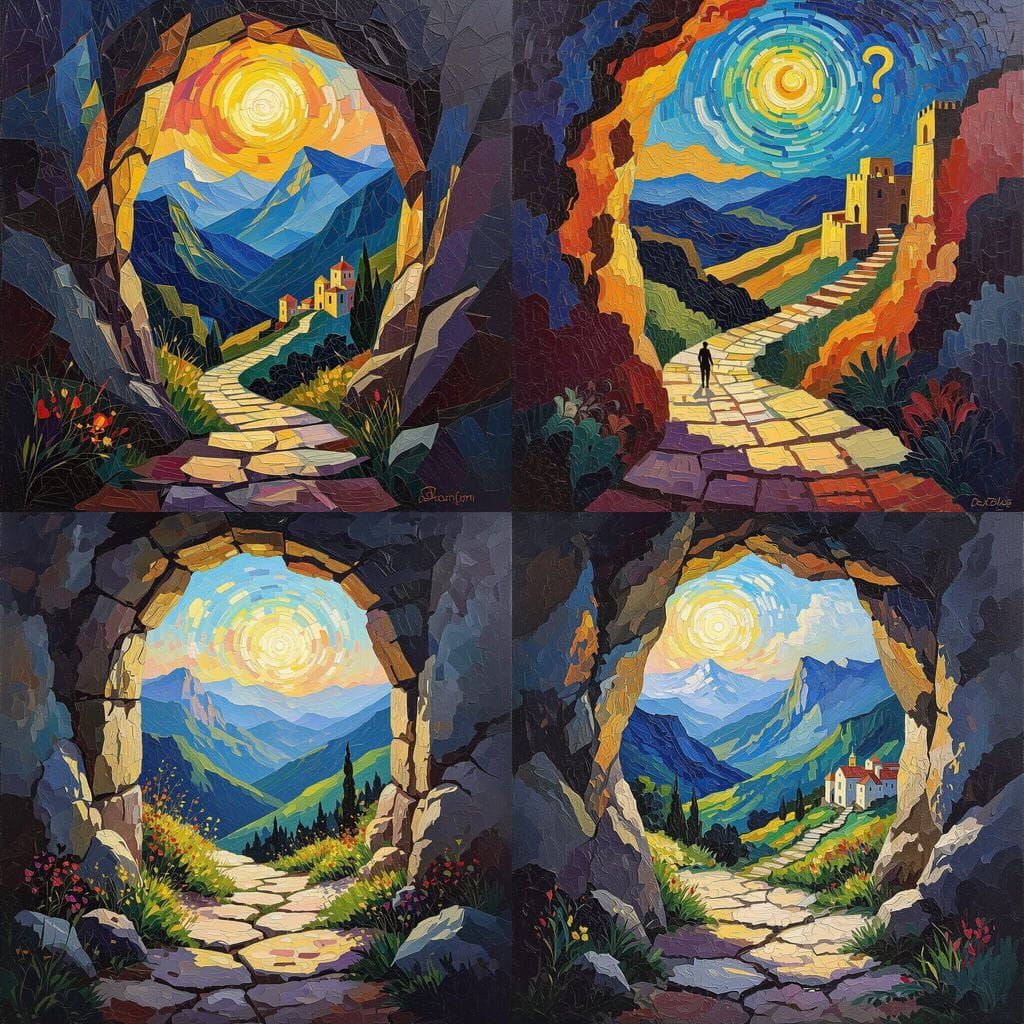 King's Valley Passage Oil Painting