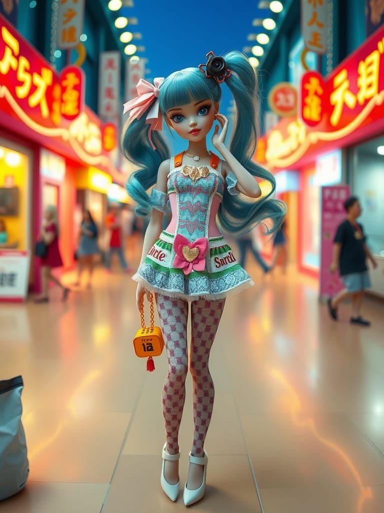 Harajuku Barbie Illustration