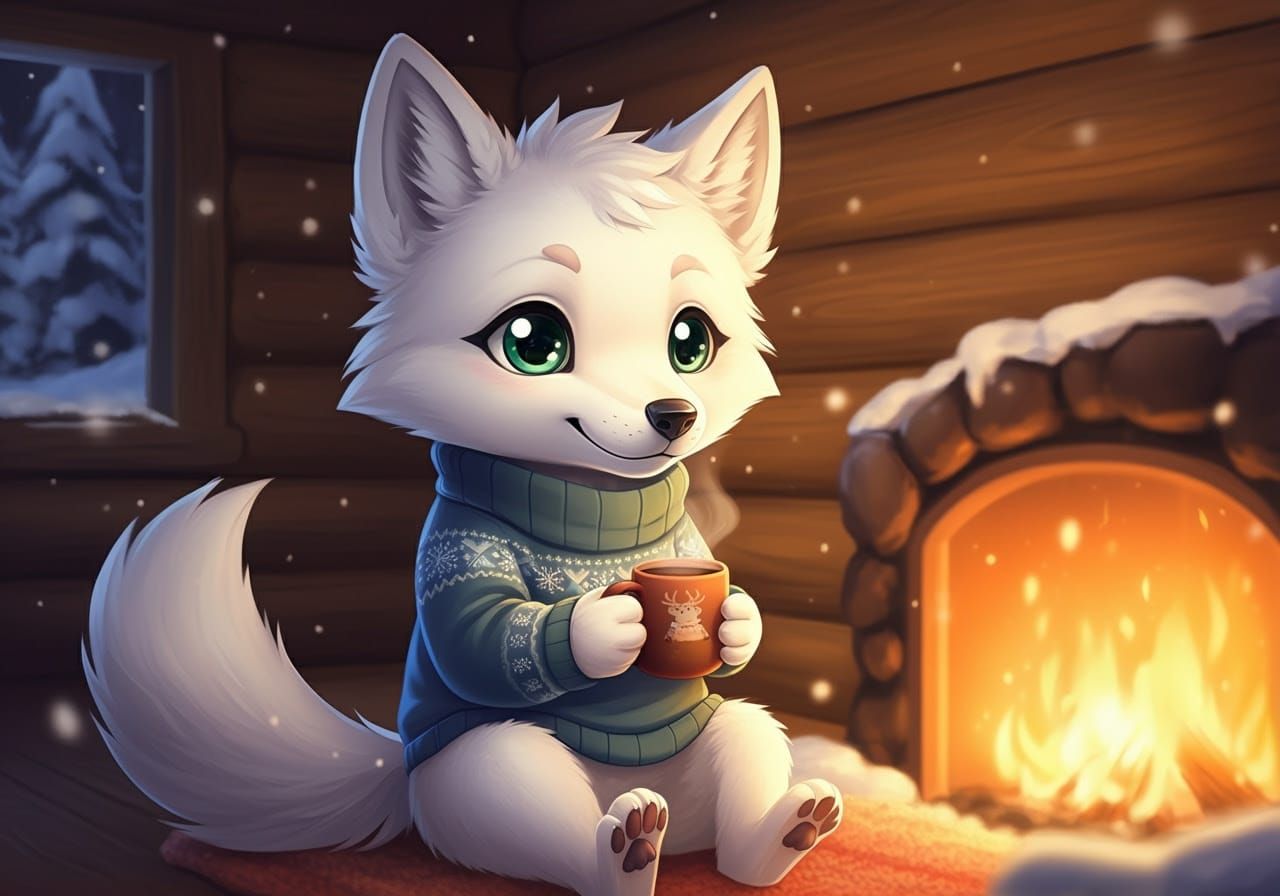 Hot chocolate: Wolfie