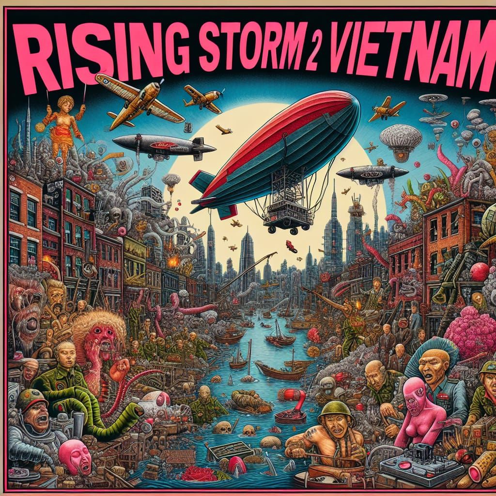 Punk Rock Album Cover: Rising Storm 2 Vietnam