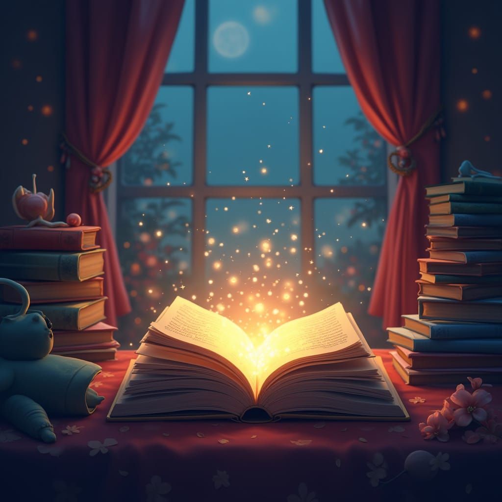 Vibrant Book Lover's Haven