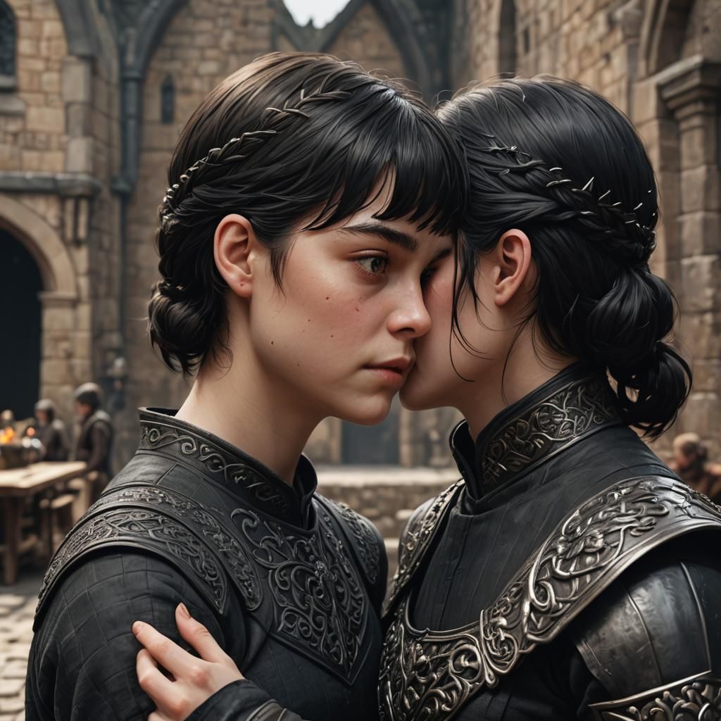 Arya Stark and Shireen Baratheon: A Kiss