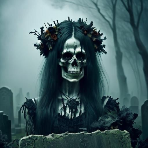 Dark Surrealism Portrait in Film Noir Style