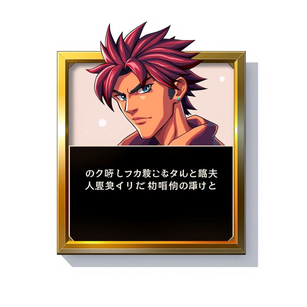 JRPG-Style Dialog Box in Elegant Anime Aesthetic