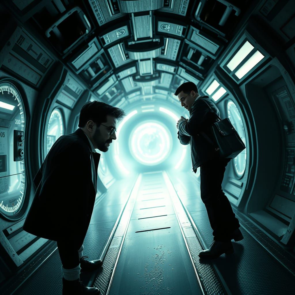 Epic Live-Action Men in Black Scene in a Time Machine