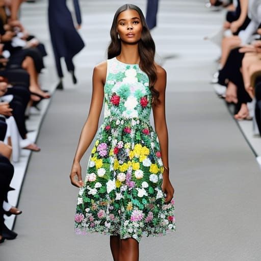 Floral Dress in the City: A Blossoming Summer