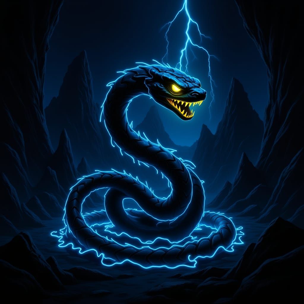 Hydrovolt Serpent in Abyssal Ocean Depths