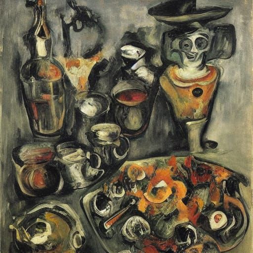 Otto Dix & Chaim Soutine Inspired Sinister Scene