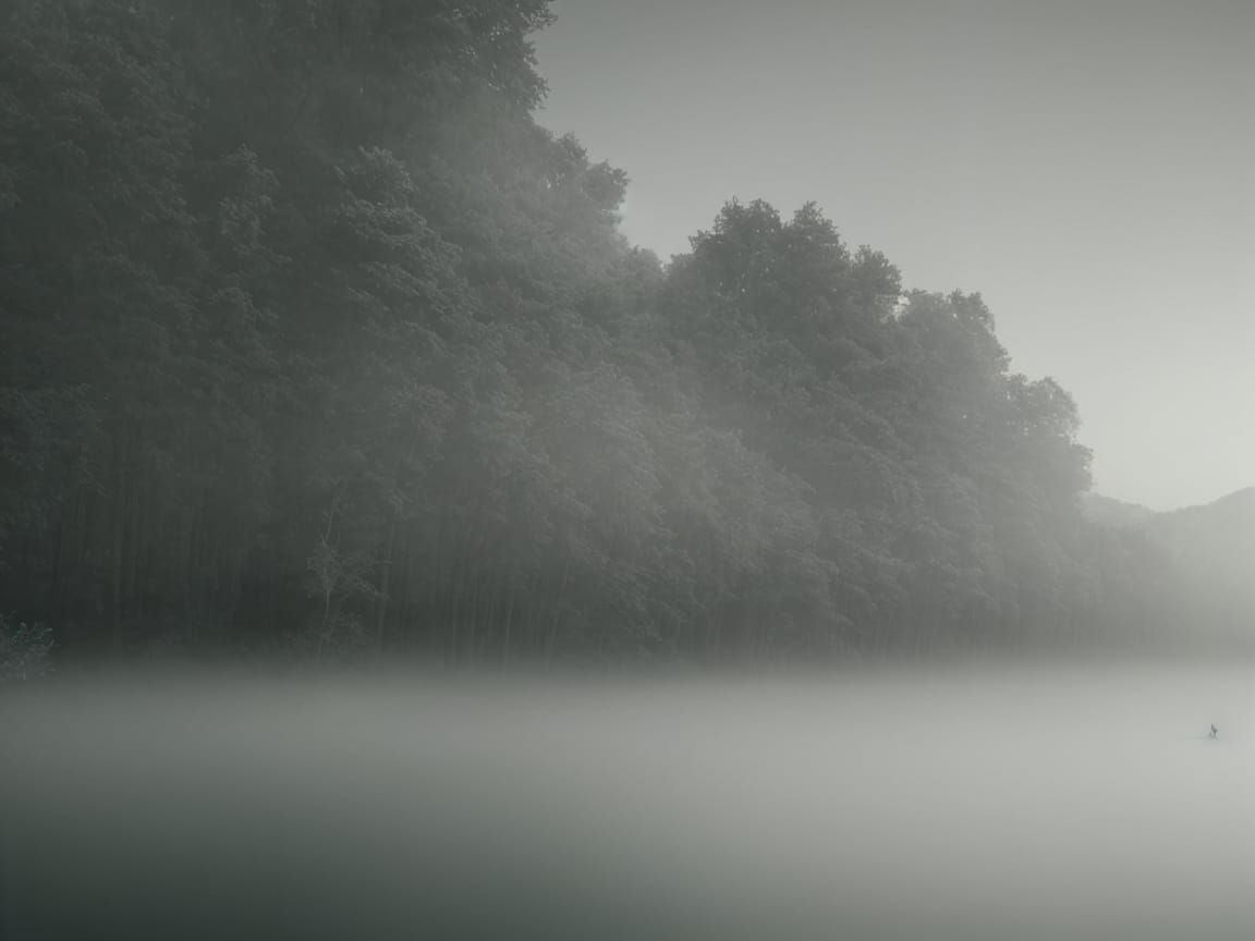 Minimalist Landscape in Natural Ambient Lighting