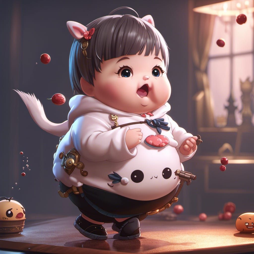 Horrific Cute Baby Chibi with Nanobyte Details