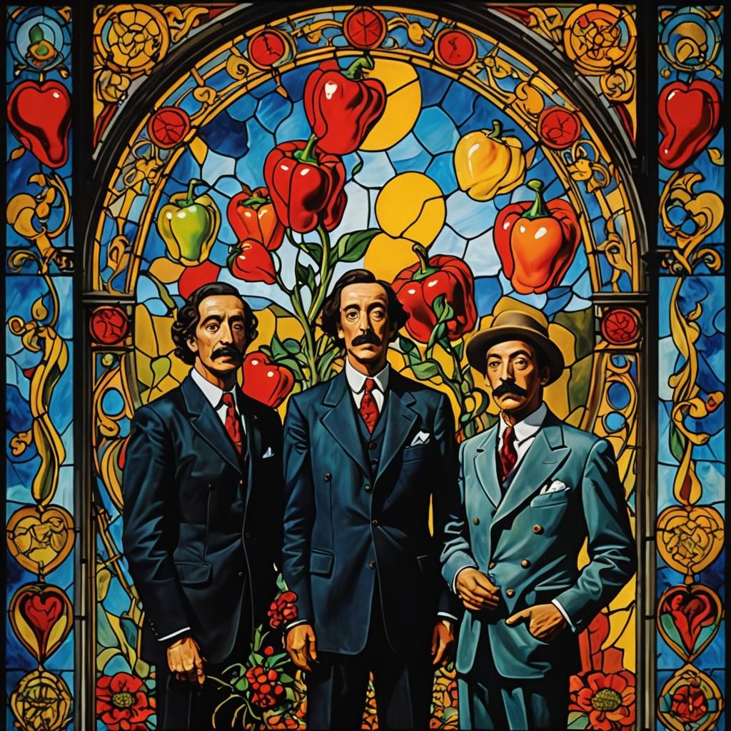 Stained Glass Sgt. Pepper's Album Cover