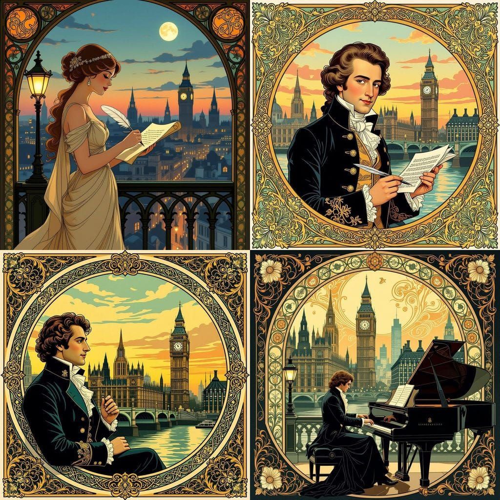 Art Nouveau Mozart in London