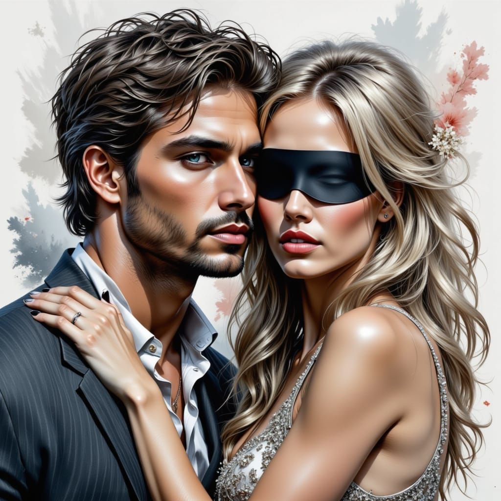 Romantic Collage with Soft Light and Fantasy Overlay