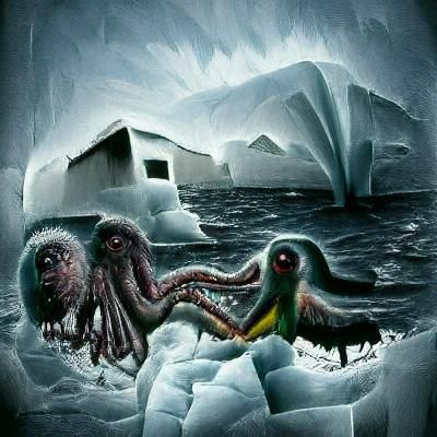 Antarctic Horror in Lovecraftian Style