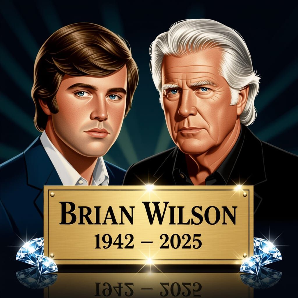 Brian Wilson Portrait: A Commemorative Reflection