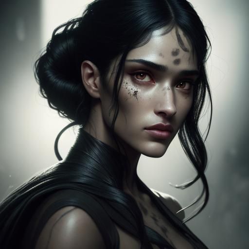 Comic Book Portrait of Nyarlathotep Reading