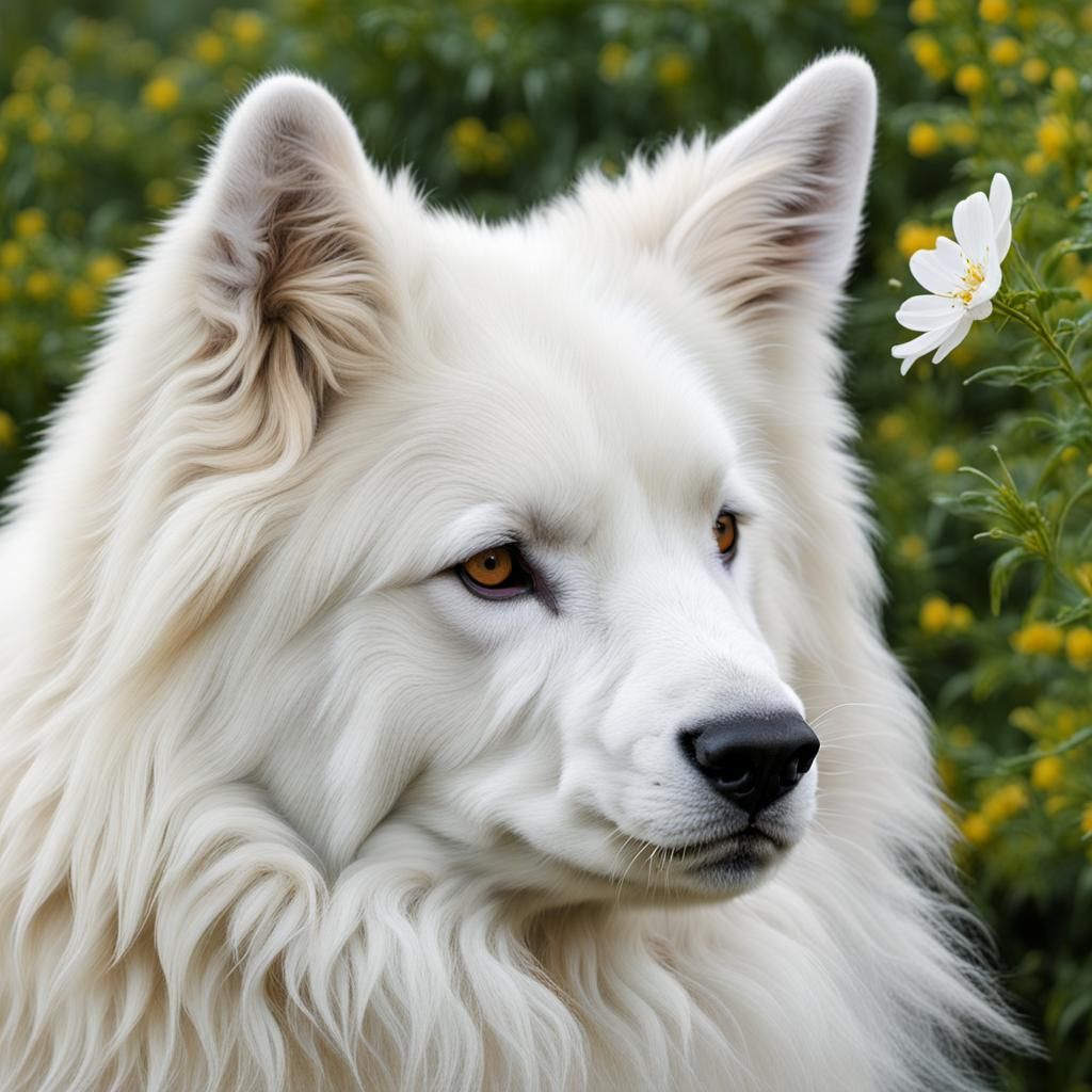 Abstract AI-Generated Composition with Vibrant Patterns