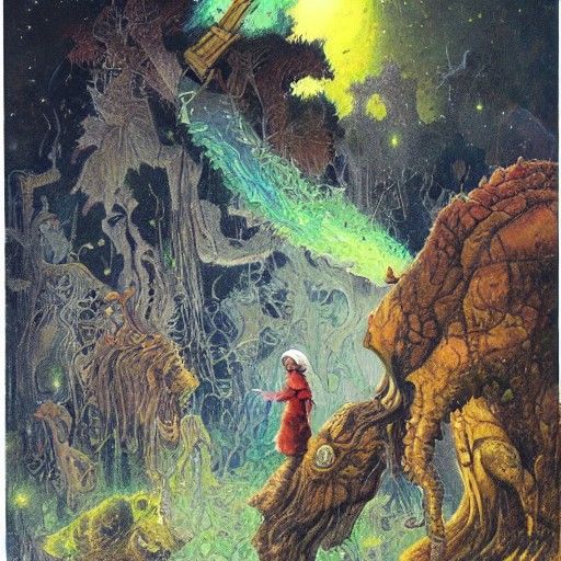 Beauty of Annihilation: Caldecott-Inspired Oil Painting