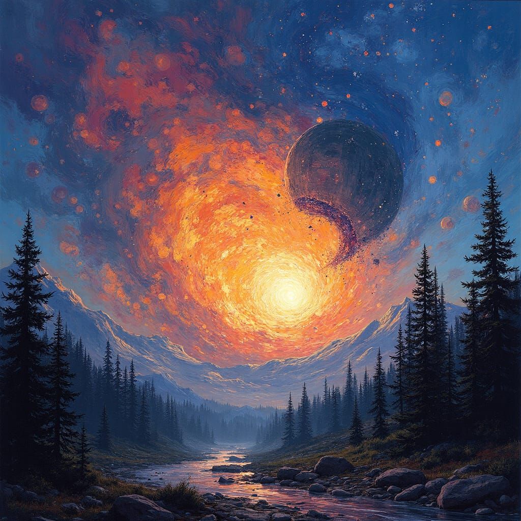 Swirling Vortex of Cosmic Destruction in Post-Impressionist ...