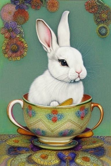 Another bunny in a teacup