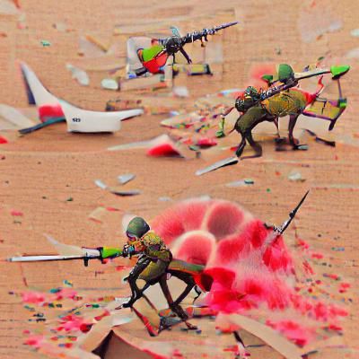 Grim Depiction of the Ravages of War