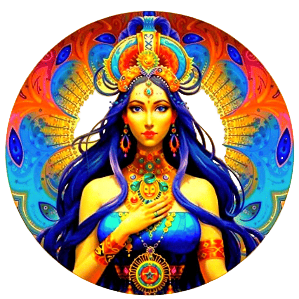 Ethereal Goddess in Digital Art