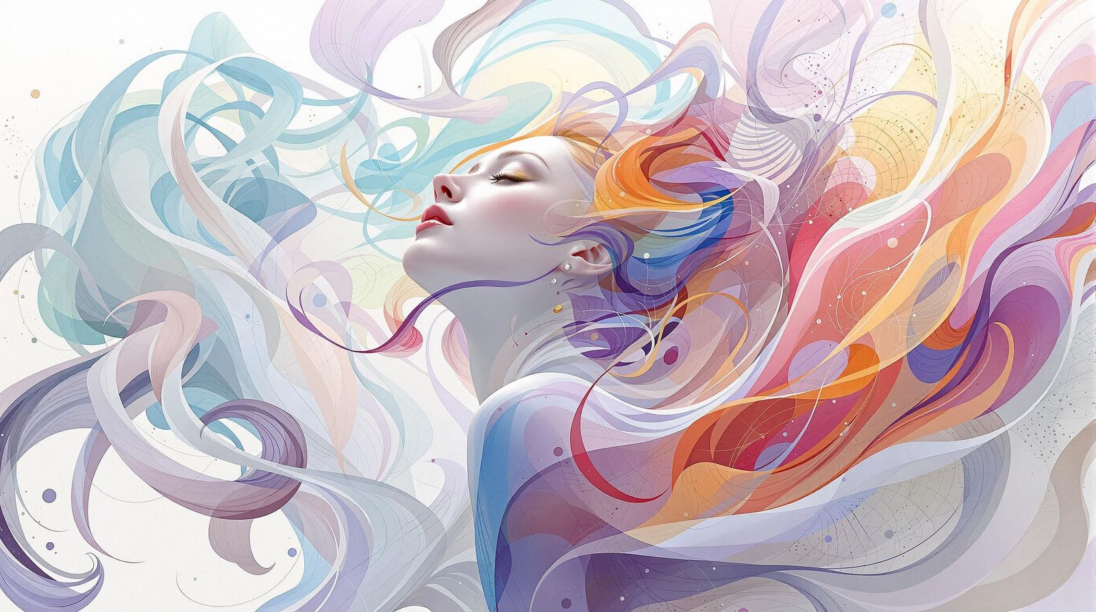 Ethereal Dreamscapes in Vibrant Abstraction