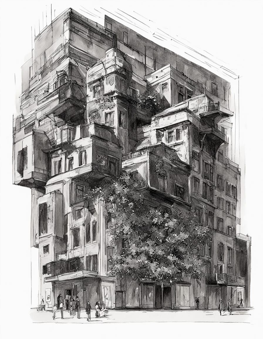 Luxurious Paper Gift Box in Hyperrealistic Detail