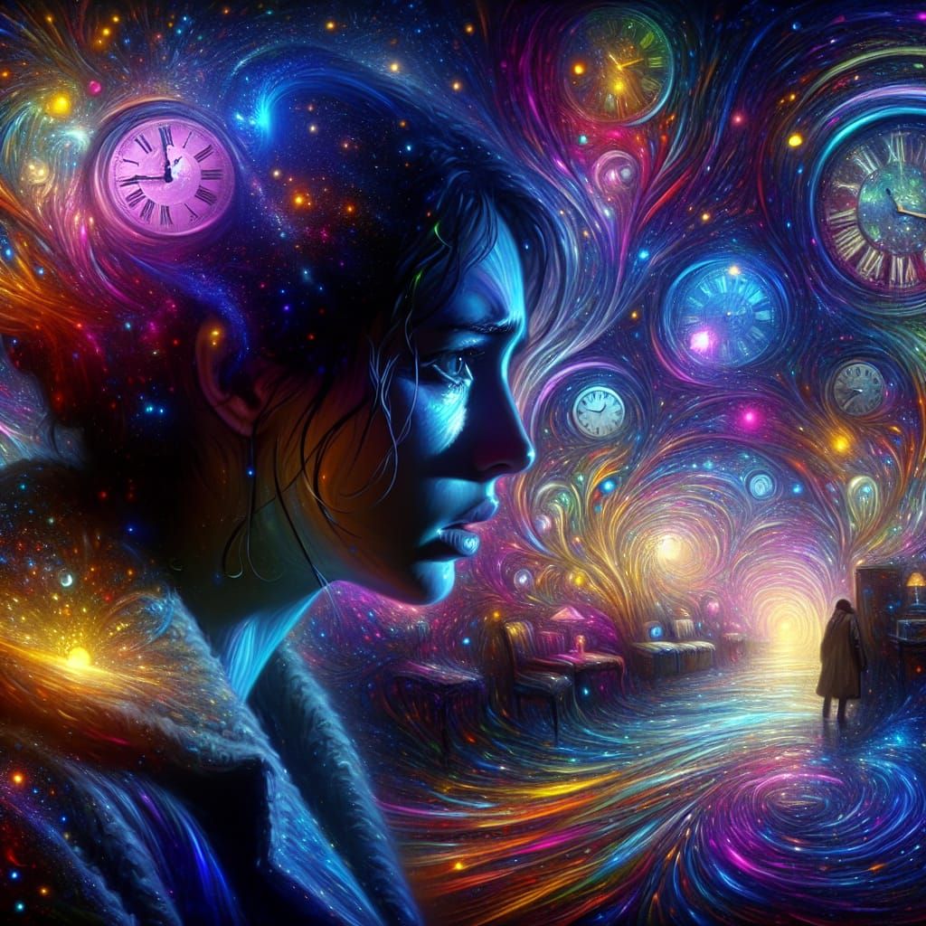 Melancholic Doctor in Psychedelic Time Vortex