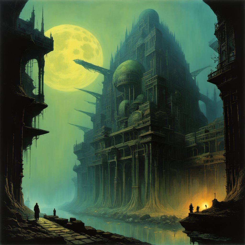 Alien Empire's End in Bismuth Architecture