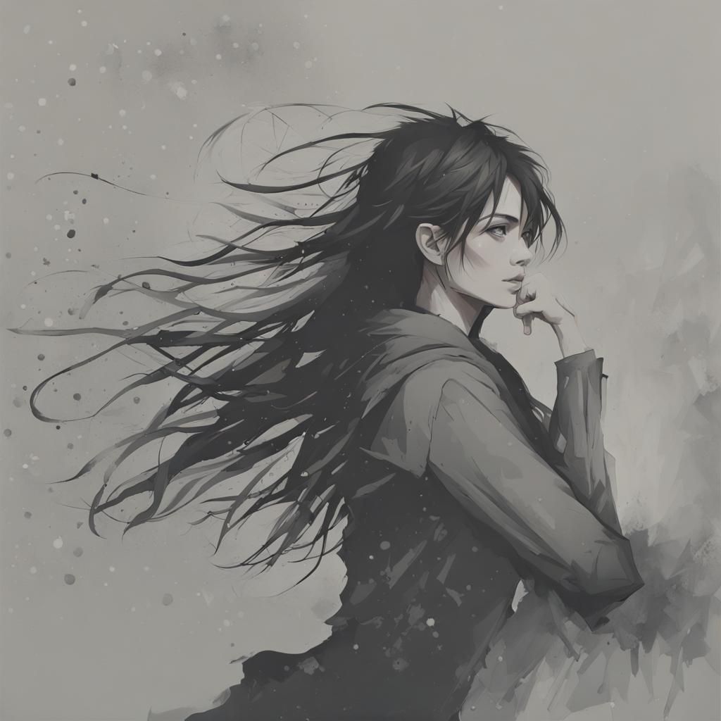 Abstract Time and Loss: A Digital Art Interpretation