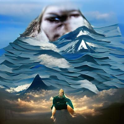 Mountains Meet Sea: Majestic Nature Scene