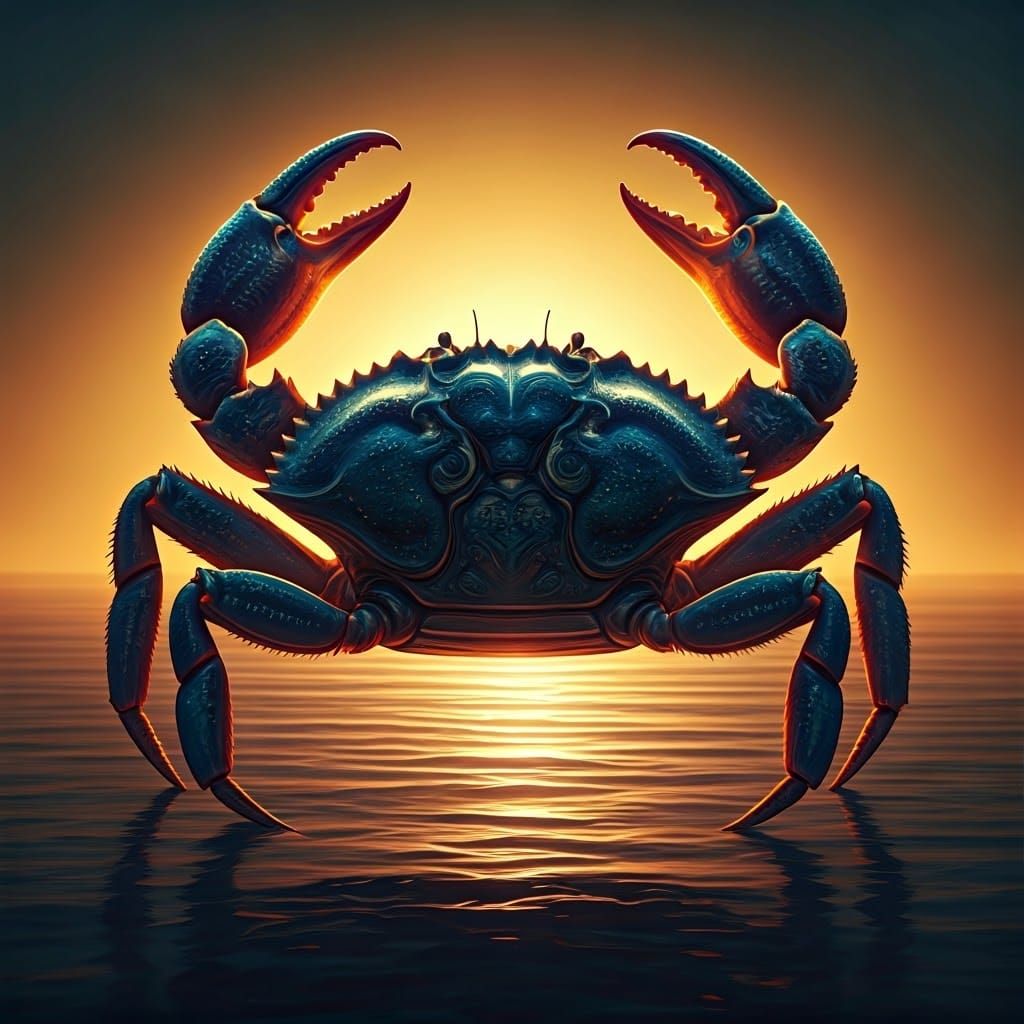 Majestic Crab Emerges in Biomechanical Style
