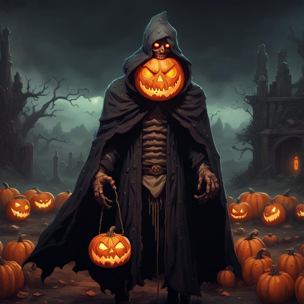 Jack-O-Lantern Zombie