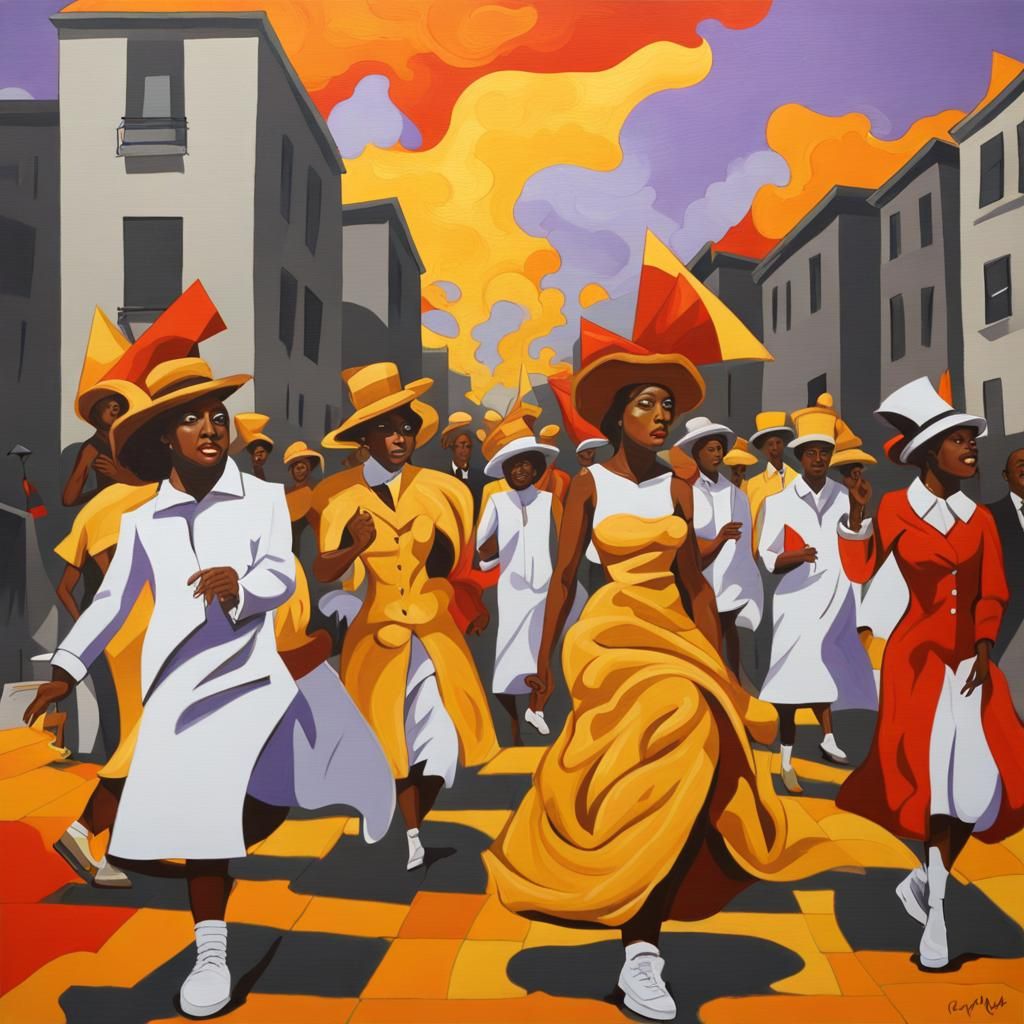 Parade in Dadaism, Street Art, and Baroque Styles