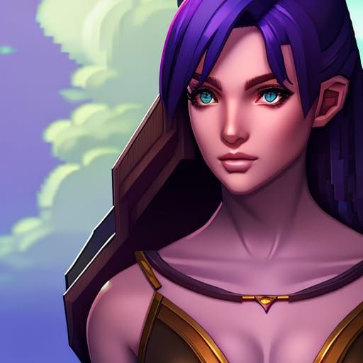 a portrait in the style of Stardew Valley