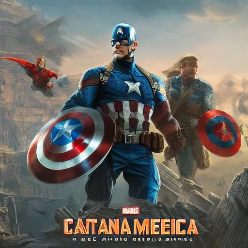 Captain America: Detailed Matte Painting