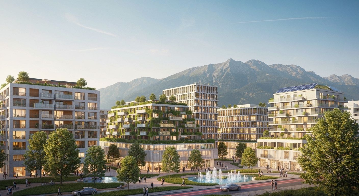 Sustainable Innsbruck City with Green Architecture