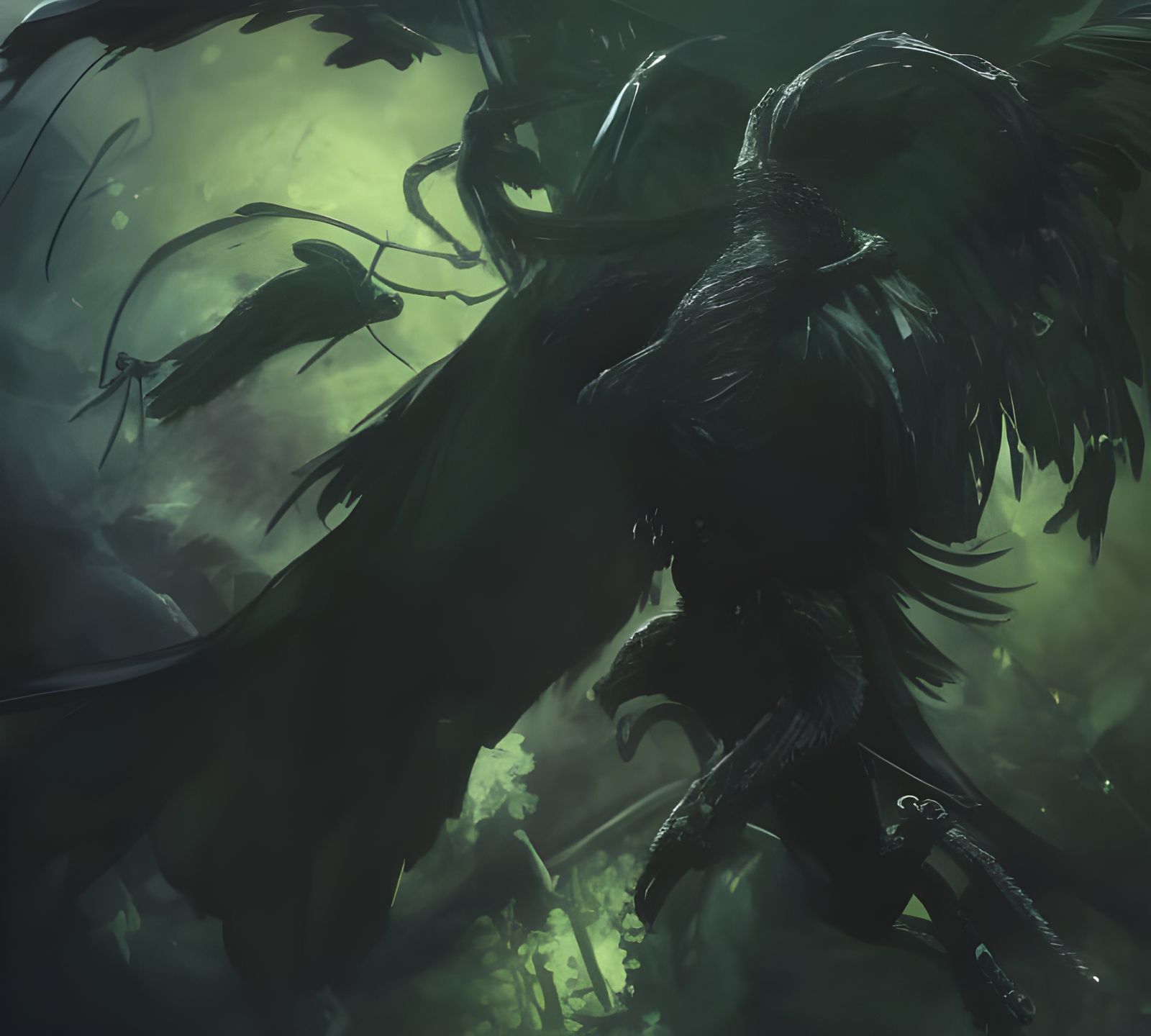 Philza as Angel of Death: Dynamic Fanart Portrait