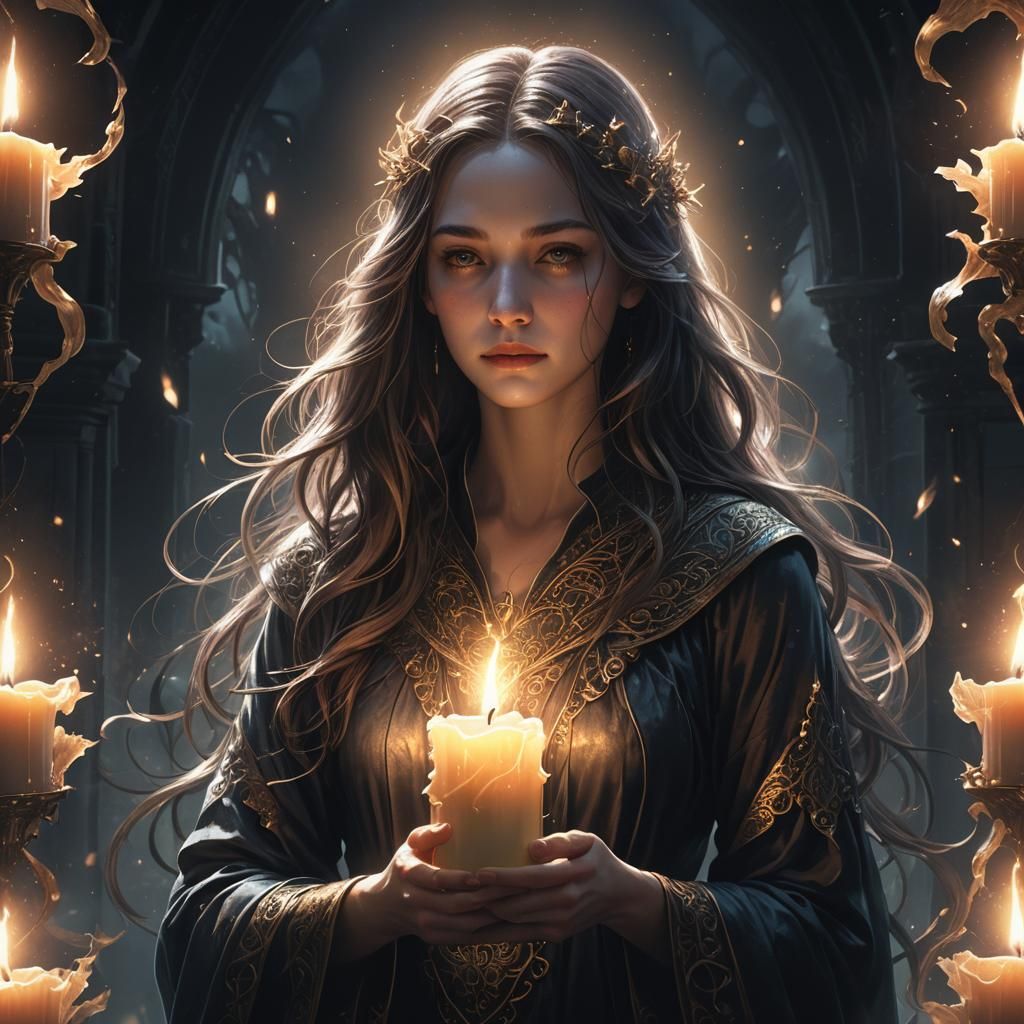 Mystical Entity Shines in Hyperrealistic Digital Art