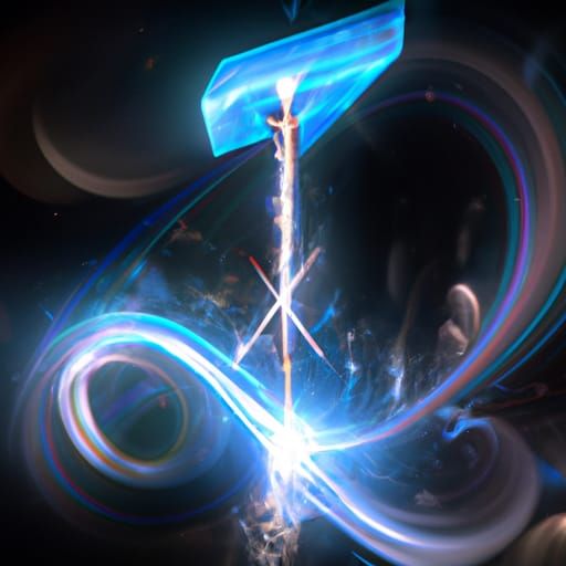 Galactic Scythe Transformation: Surreal Impressionist Render...