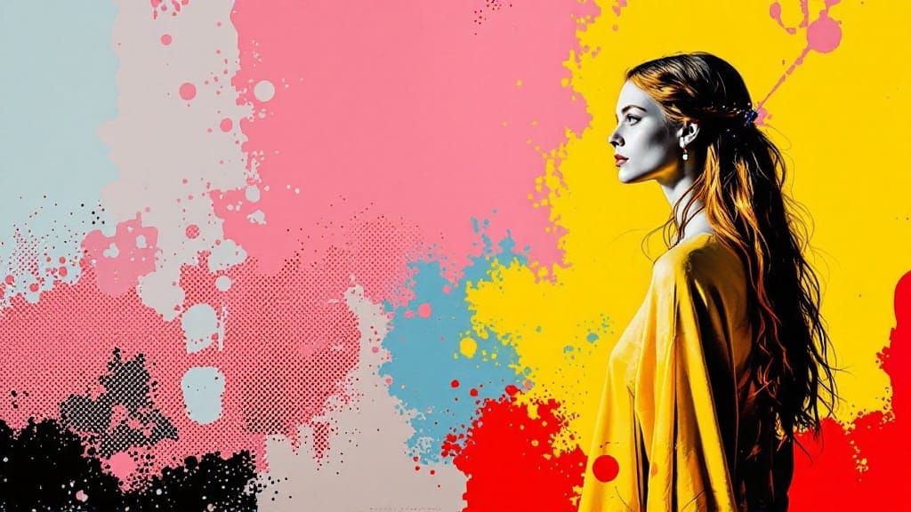 Masterful Fusion of Light and Pop Art