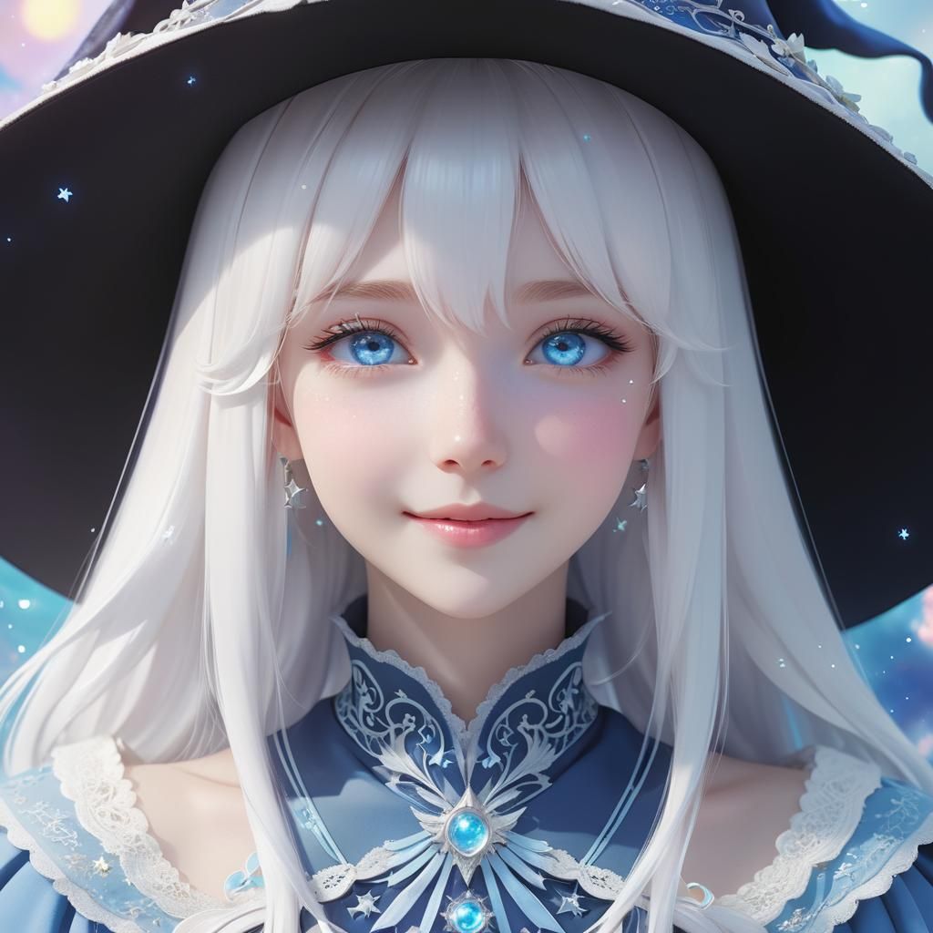 Enchanting Anime Goddess in Dreamy 3D Portrait