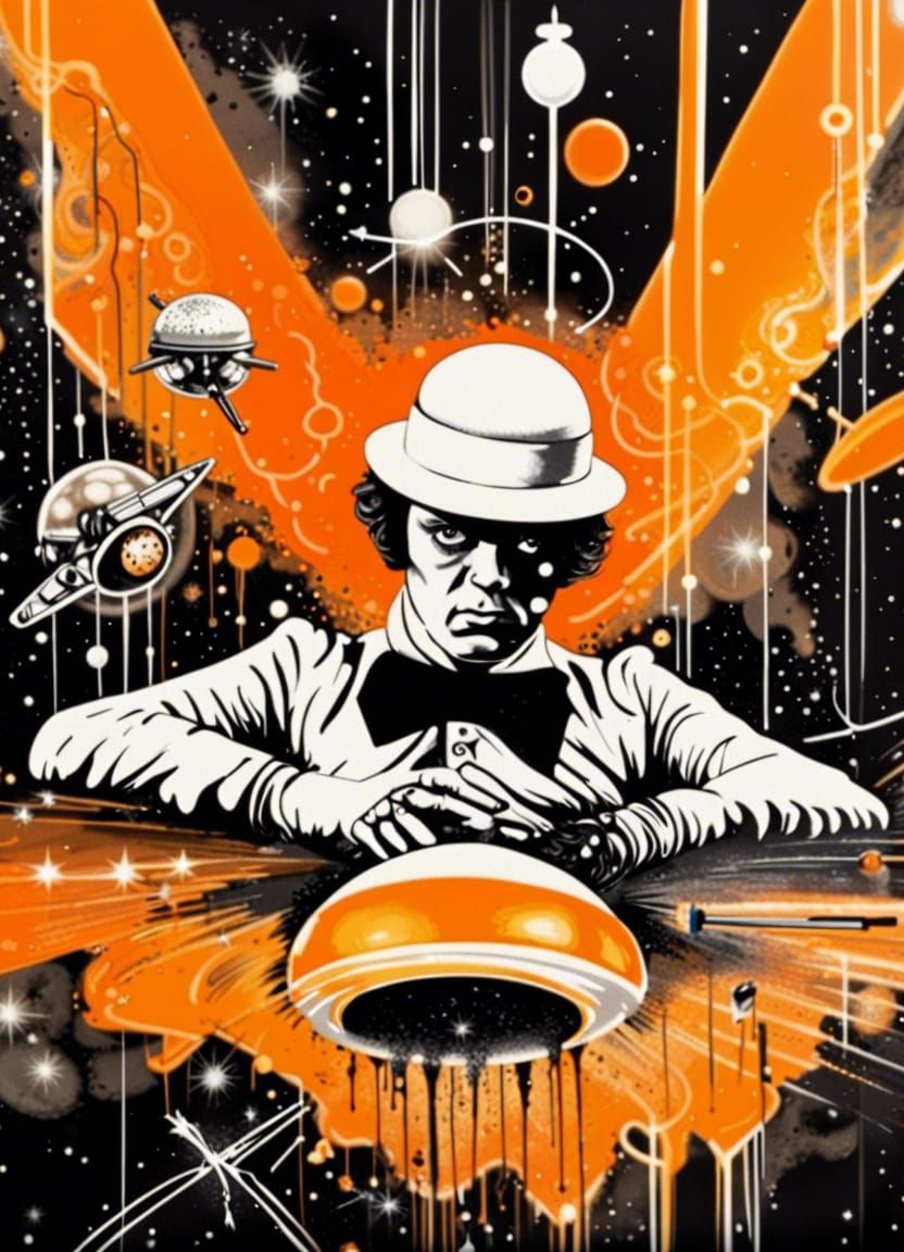 A Clockwork Orange in Space Odyssey with Dr. Strangelove by Stanley Kubrick