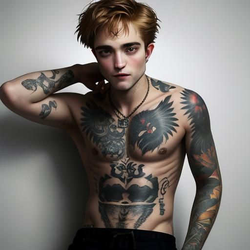 Tattooed Man Portrait