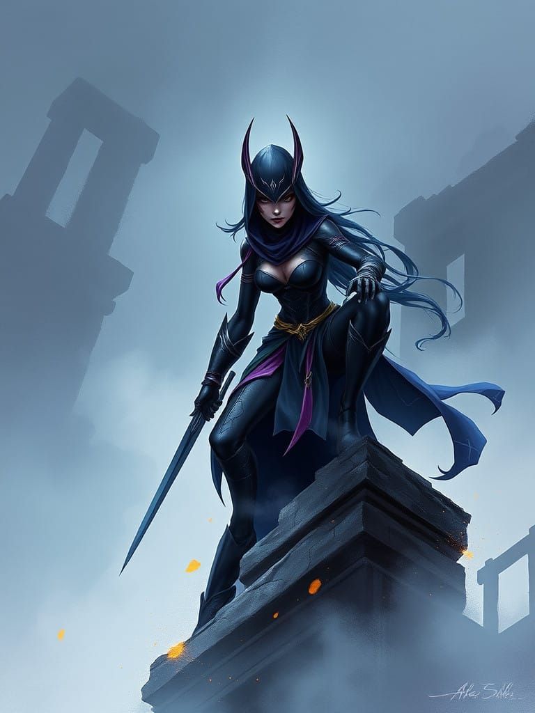 Akali: Deadly Assassin Emerges from Shadows