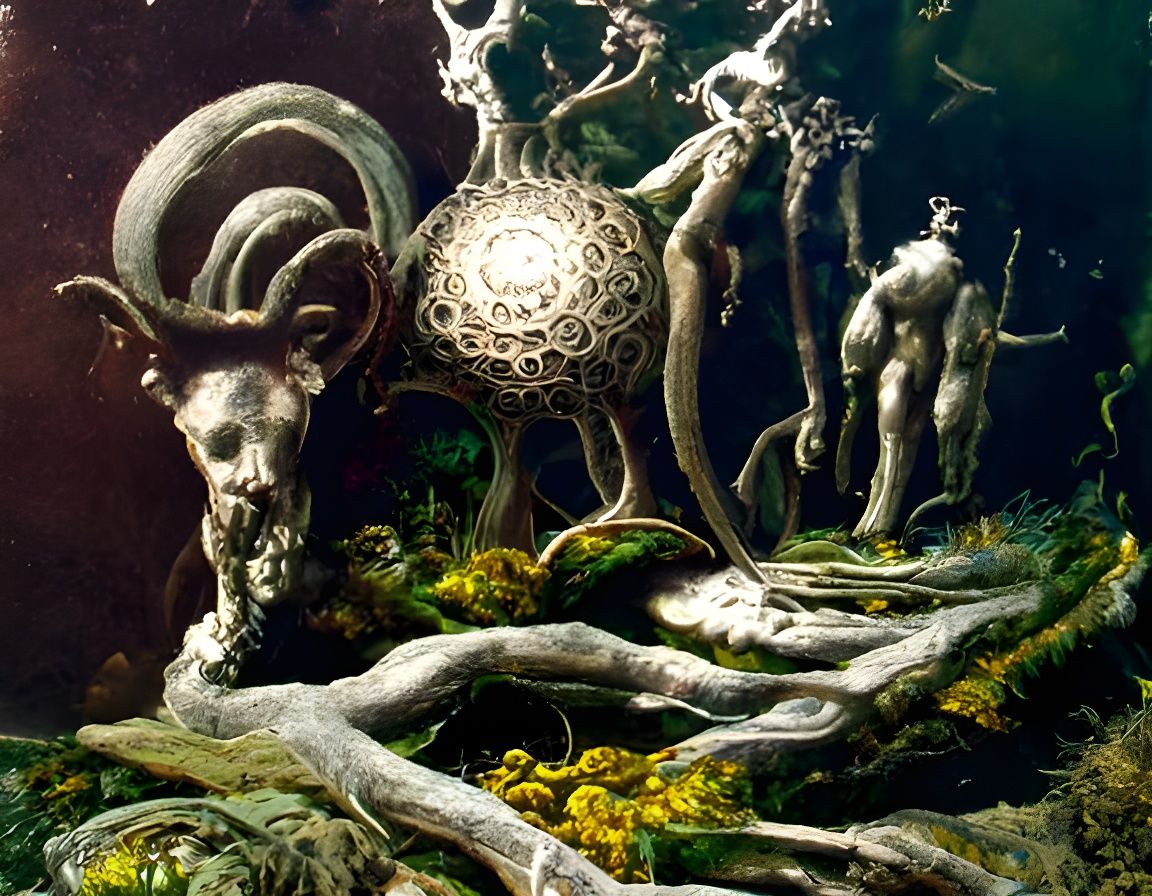 Arcadian Faun Home in Enchanted Grove