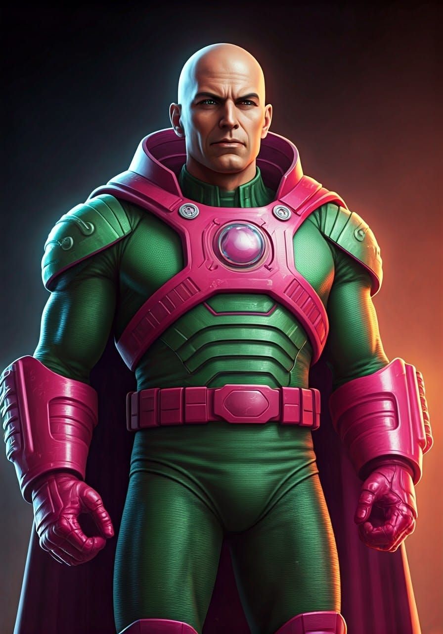 Lex Luthor Kenner Super Powers Portrait
