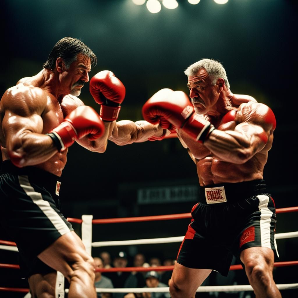 Chris Noth as Muscular Boxer in Intense Ring Fight