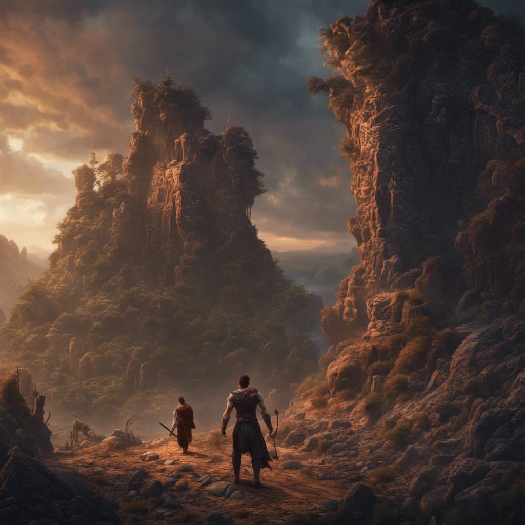 Cain and Abel: Detailed Fantasy Concept Art